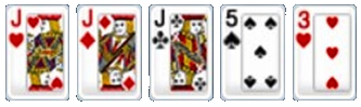 Poker Three of a King